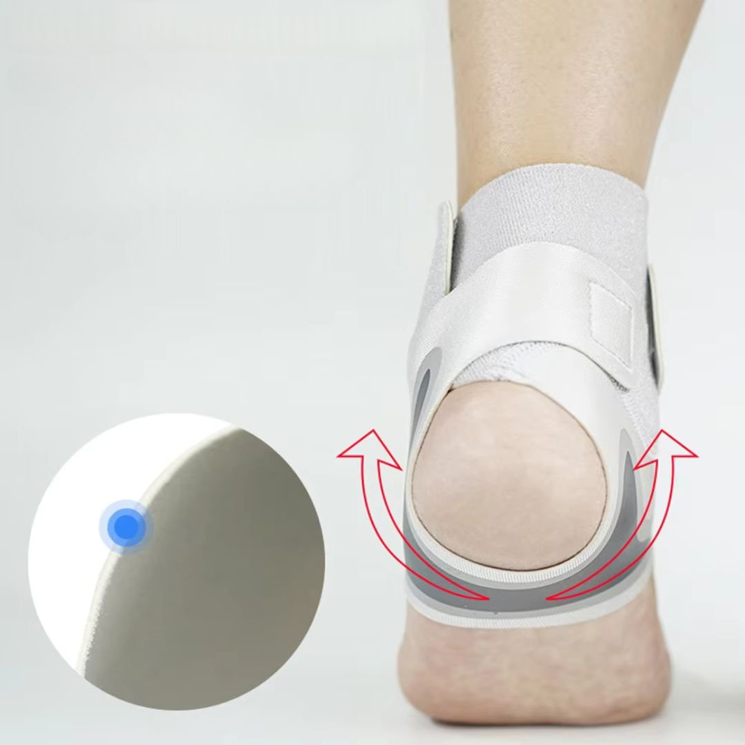 Regulowana opaska uciskowa na kostkę dla ulgi w bólu kostki, zwalcza zwichnięcia i zapalenia ścięgien, dyskretny ergonomiczny design.