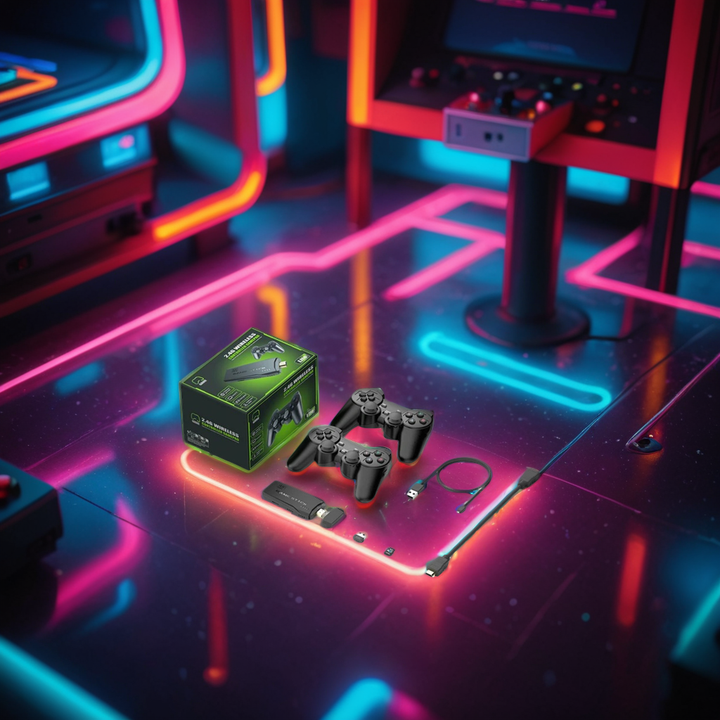 Konsola do gier retro 4K z kontrolerami, ponad 20 000 gier w zestawie, połączenie HDMI, nostalgiczne doświadczenie