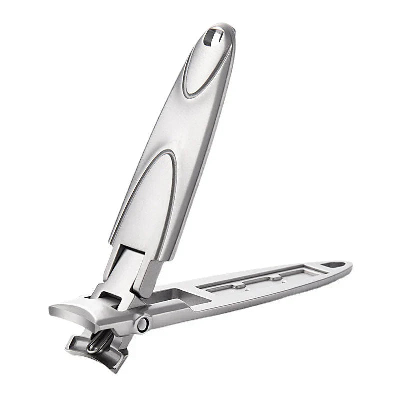 Ergonomiczne cążki do paznokci ze stali nierdzewnej, kompaktowy design dla precyzyjnego i łatwego manicure, antypoślizgowy komfort.