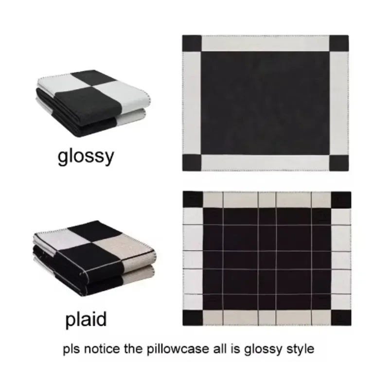 Koc LuxeChaleur z imitacji kaszmiru i wełny, beżowy, 140x170 cm, luksusowe detale, idealny do dekoracji i przytulnego komfortu.