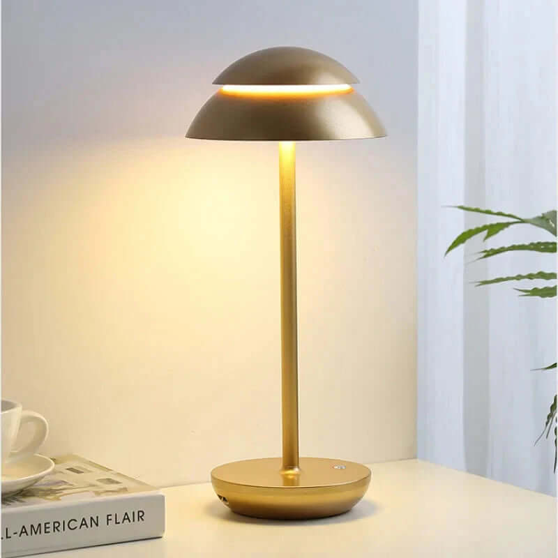 Bezprzewodowa lampa stołowa - minimalistyczne oświetlenie nastrojowe