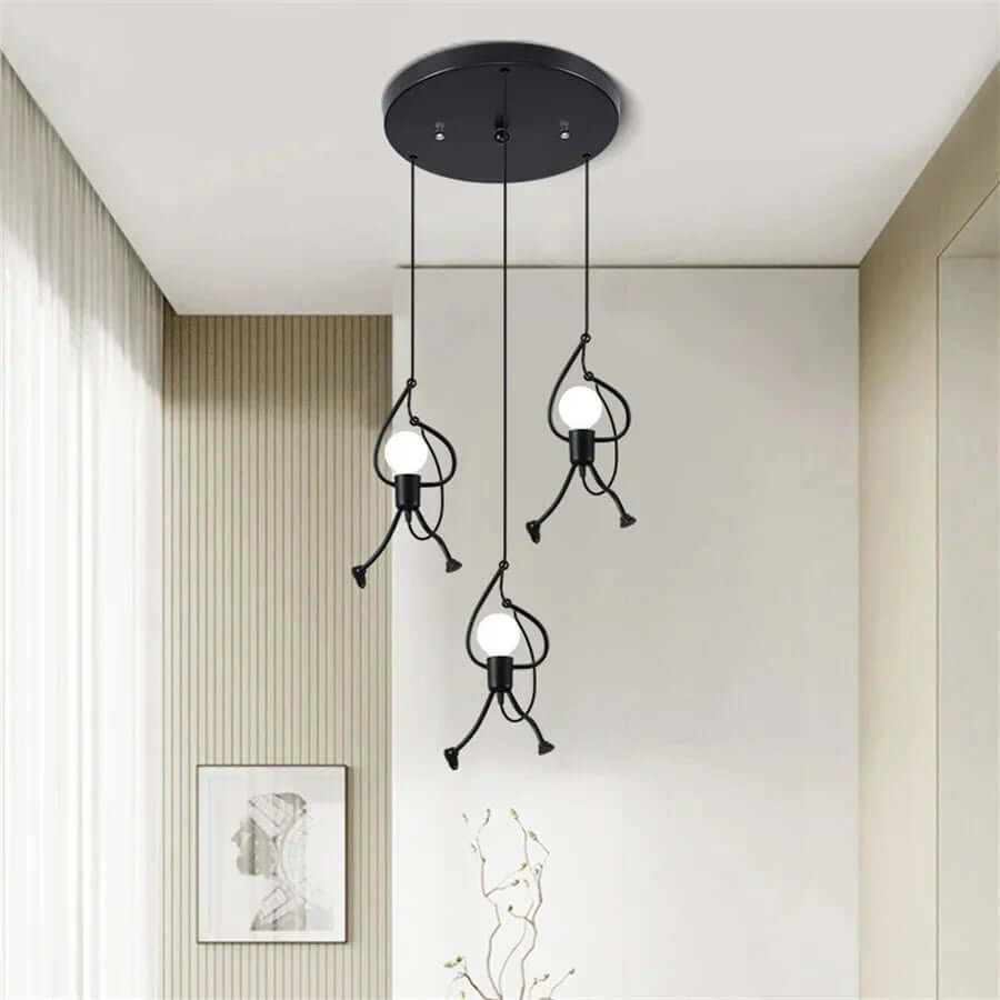 Lampa wisząca z fantazyjnym designem