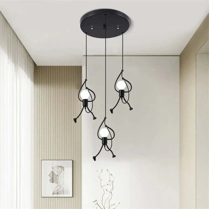 Lampa wisząca z fantazyjnym designem
