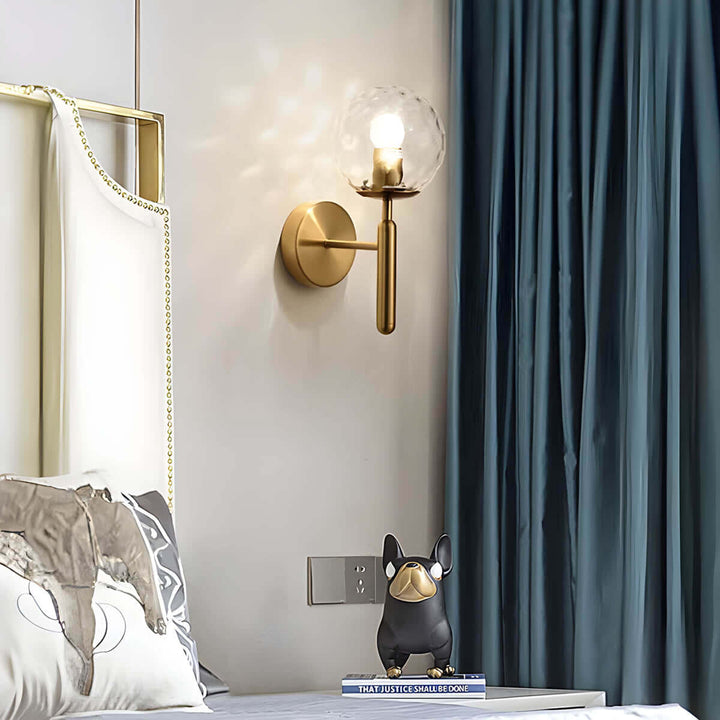 Jasna - Lampa Ścienna z Ręcznie Wykonanego Szkła