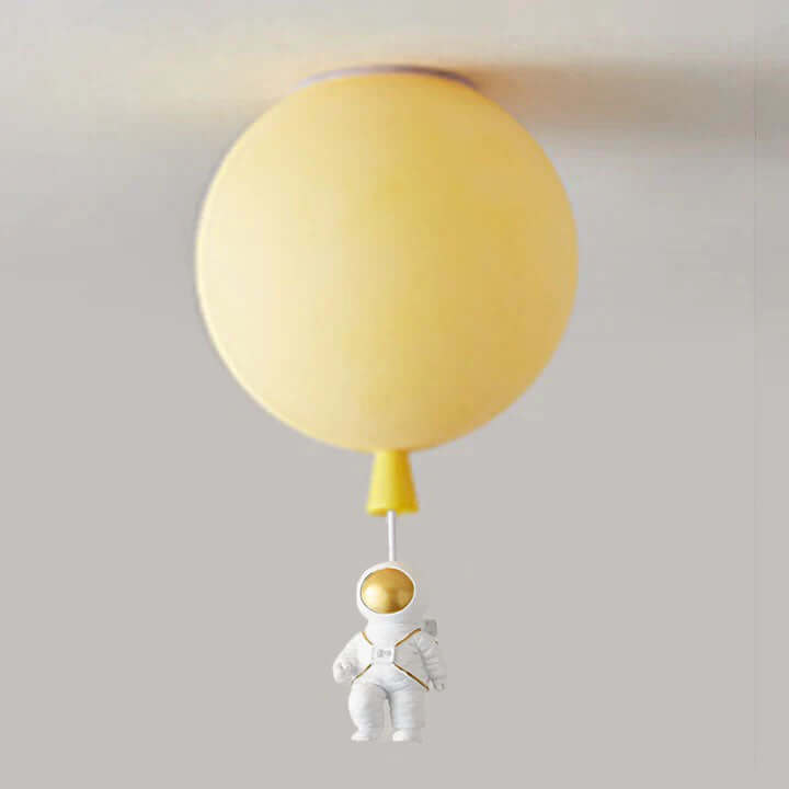 Nowoczesne oświetlenie sufitowe LED Księżyc/Astronauci