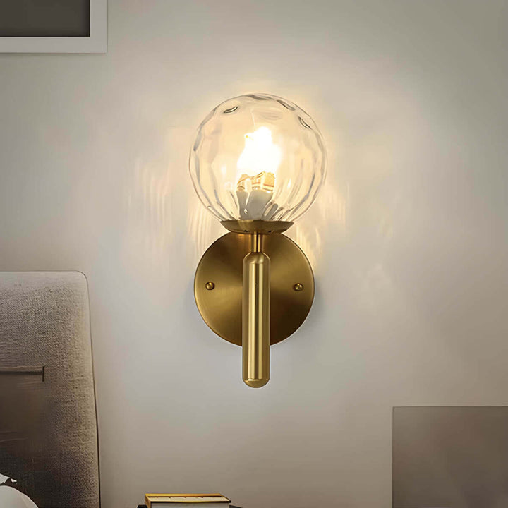 Jasna - Lampa Ścienna z Ręcznie Wykonanego Szkła