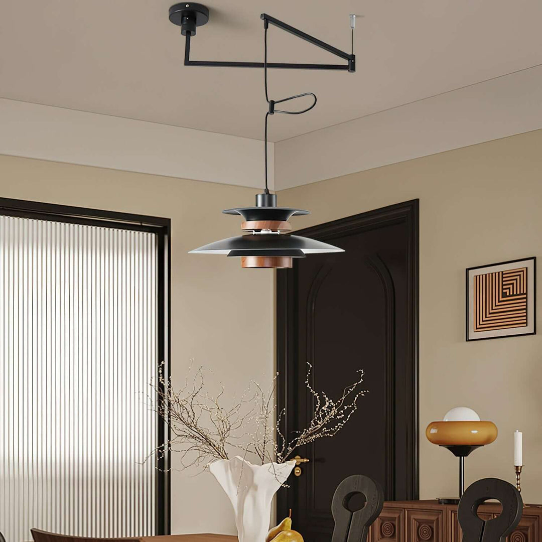 Lampa wisząca Mercero z obrotowym ramieniem