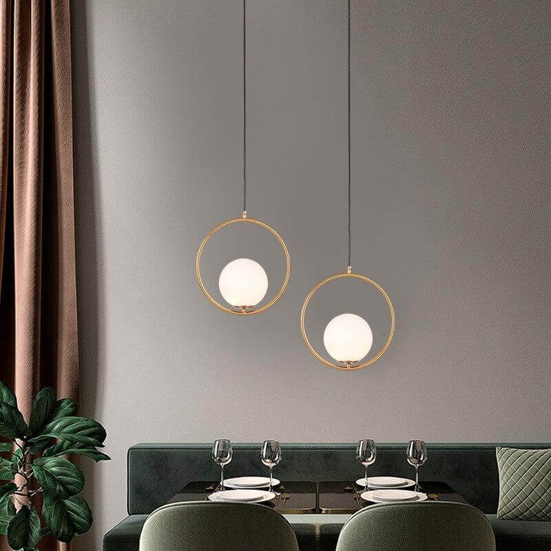 Szklana Lampa Wisząca Harmony