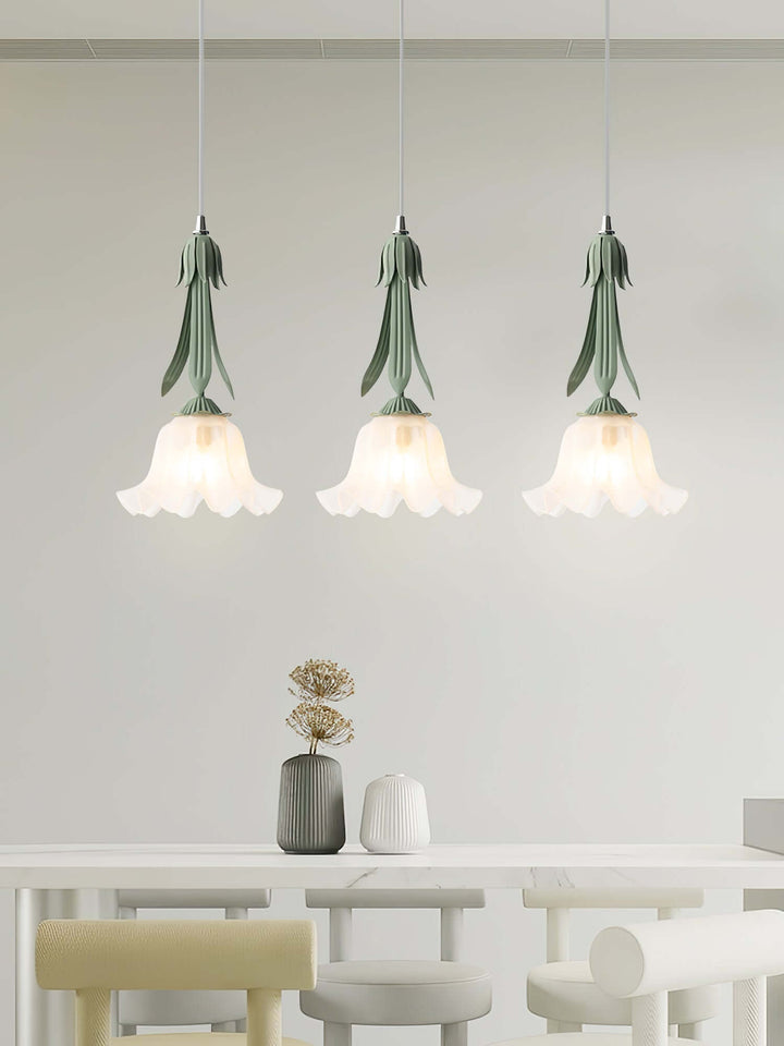 Lampa Wisząca Kwiatowa Konwalia