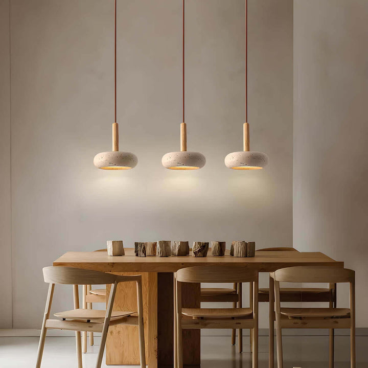 Lampa wisząca Osho z naturalnego kamienia