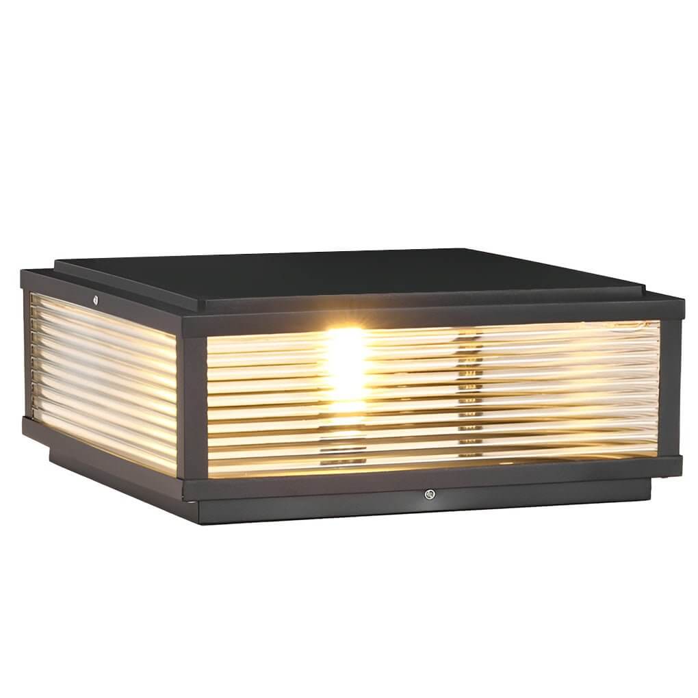 Kwadratowa Lampa Ogrodowa LED - Nowoczesne Oświetlenie Słupkowe