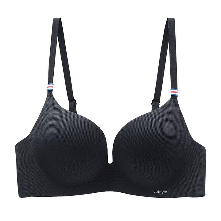 Damski Gładki Biustonosz Push-Up, modelujący biust z komfortem. Elegancka bielizna na co dzień.