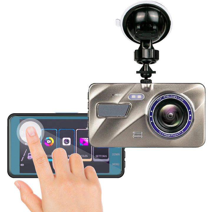 Bezprzewodowa kamera samochodowa przód-tył 1080P, widzenie w nocy; uchwyca każdy szczegół w dzień i w nocy z podwójnym obiektywem Full HD
