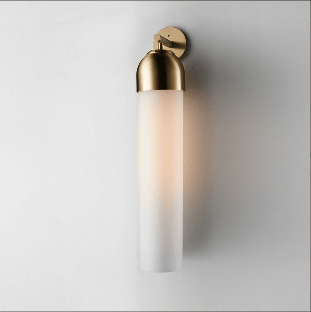 Różne kolory szkła dla lampy ściennej Art Deco