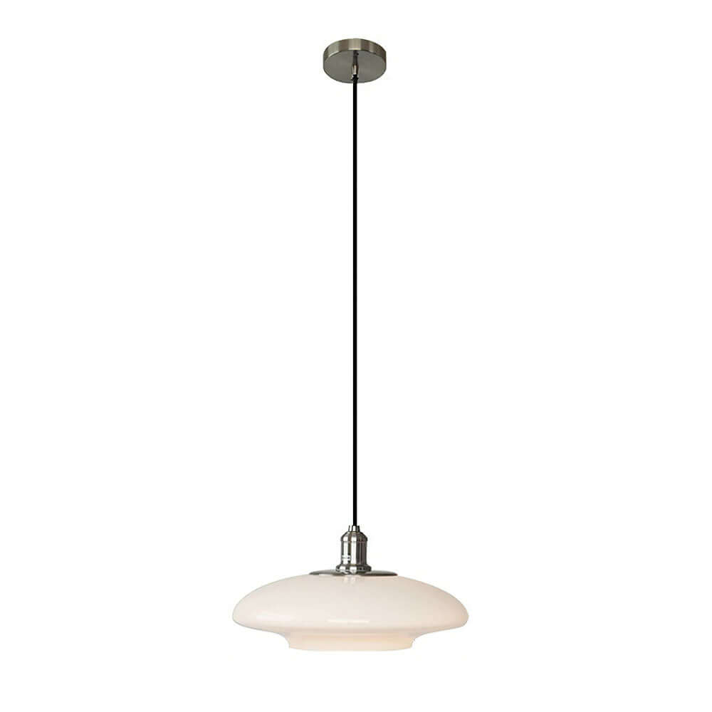 Nowoczesna Biała Szklana Lampa Wisząca