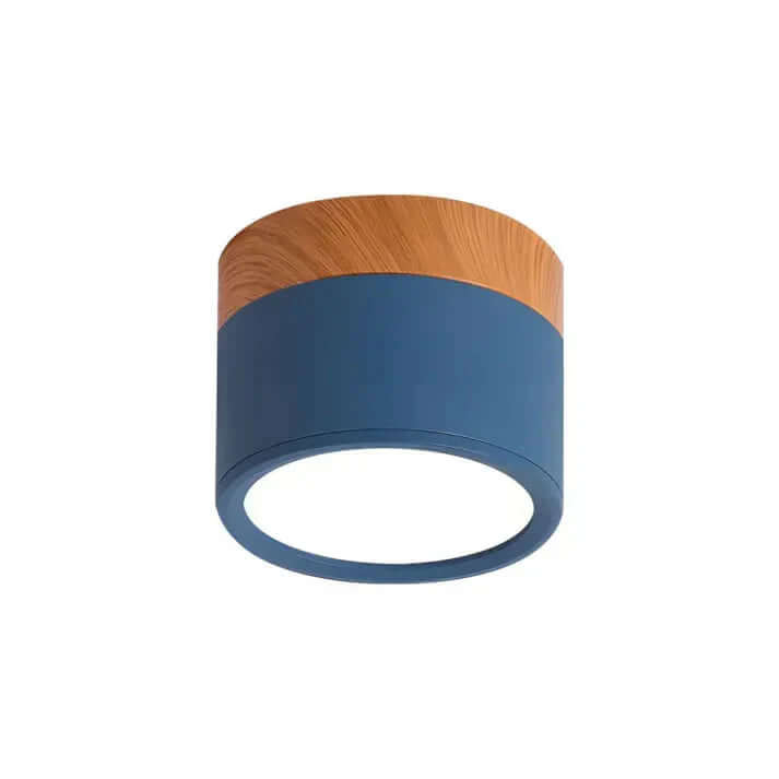 Cylindryczna lampa sufitowa LED – nowoczesne oświetlenie korytarza