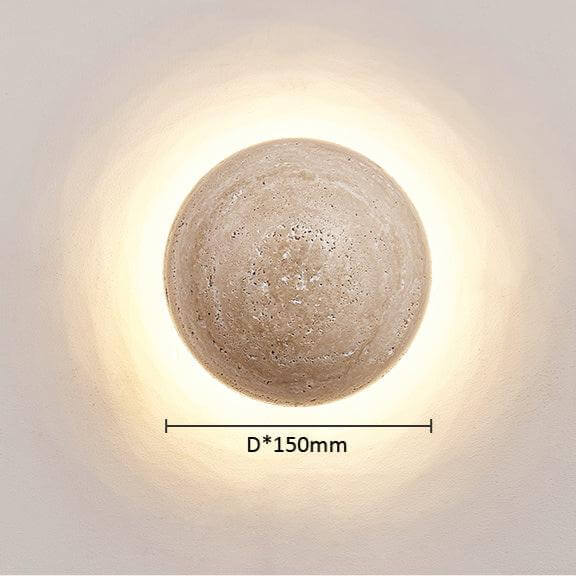 Kremowa Lampa Ściennal w Stylu Skandynawskim
