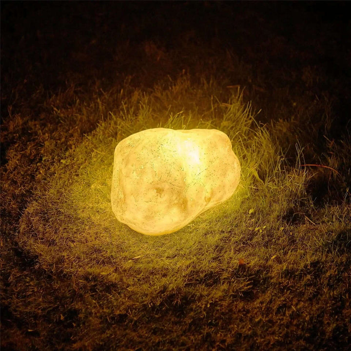 Zewnętrzna Lampa Kamienna – Solarne i Kablowe Oświetlenie IP65