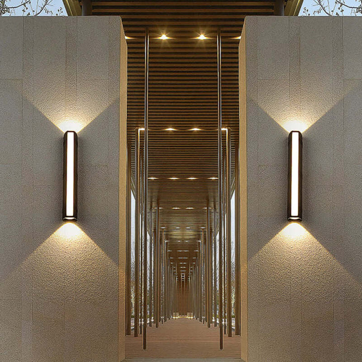 Zewnętrzna Wodoodporna Lampa Ścienna LED - Oświetlenie Tarasu, Ogrodu