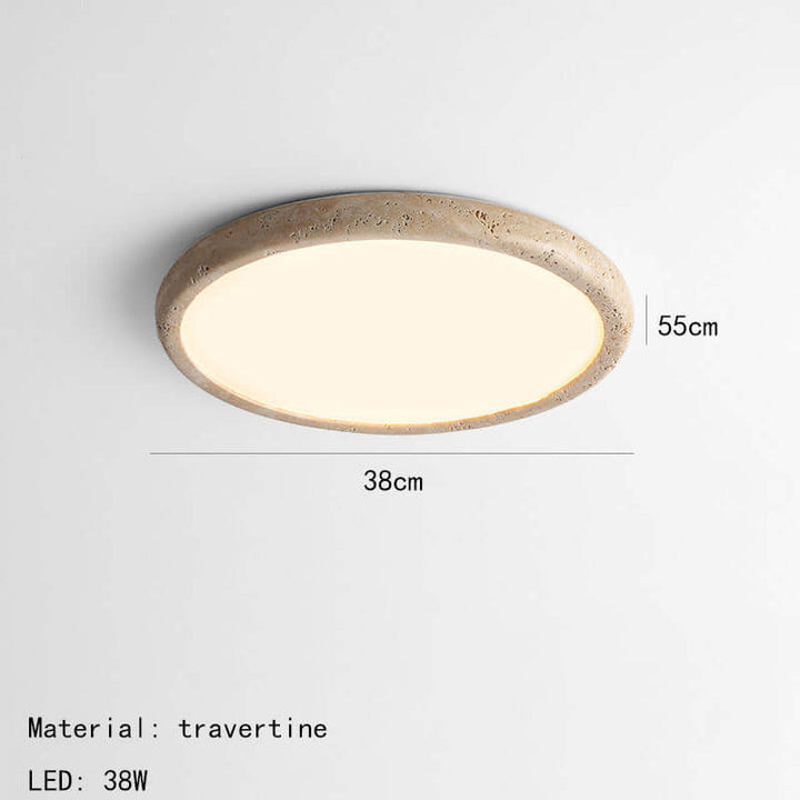 Lampa sufitowa LED z naturalnego kamienia dla domu