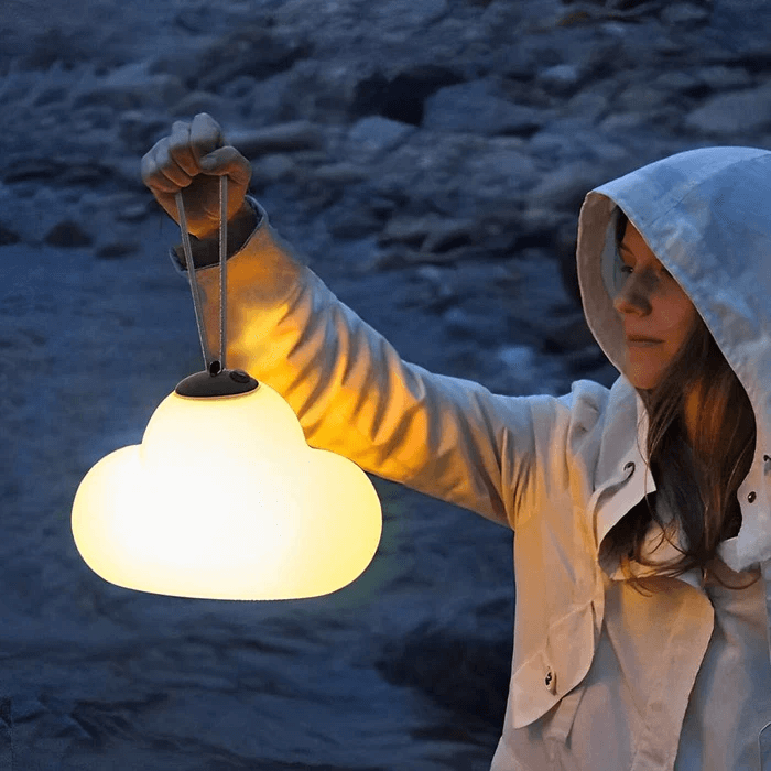 Zewnętrzna Lampa Wisząca LED Chmura - Oświetlenie Ogrodowe