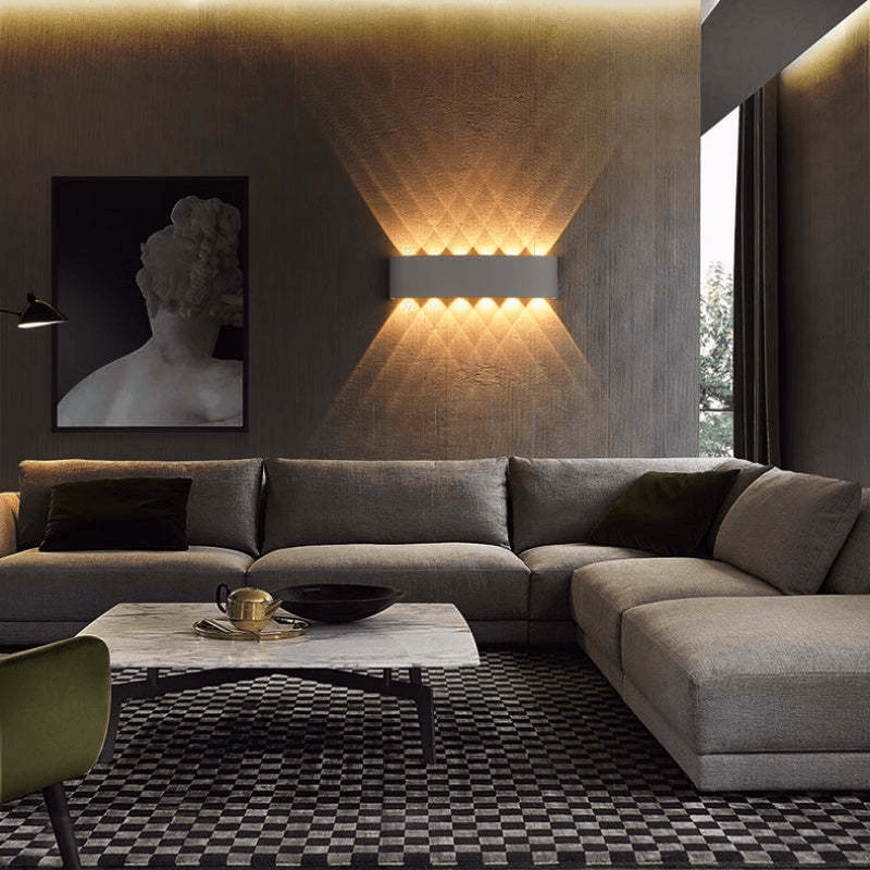 Zewnętrzna Kinkiet LED – Prostokątny Design