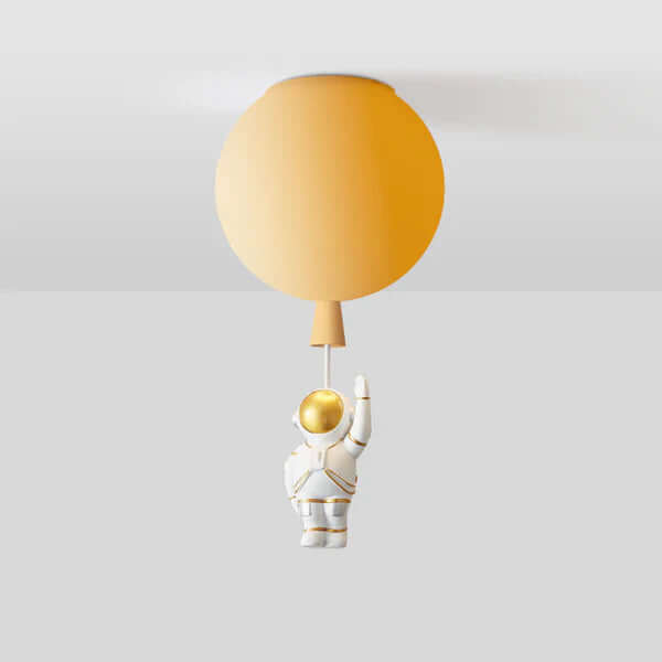 Nowoczesne oświetlenie sufitowe LED Księżyc/Astronauci