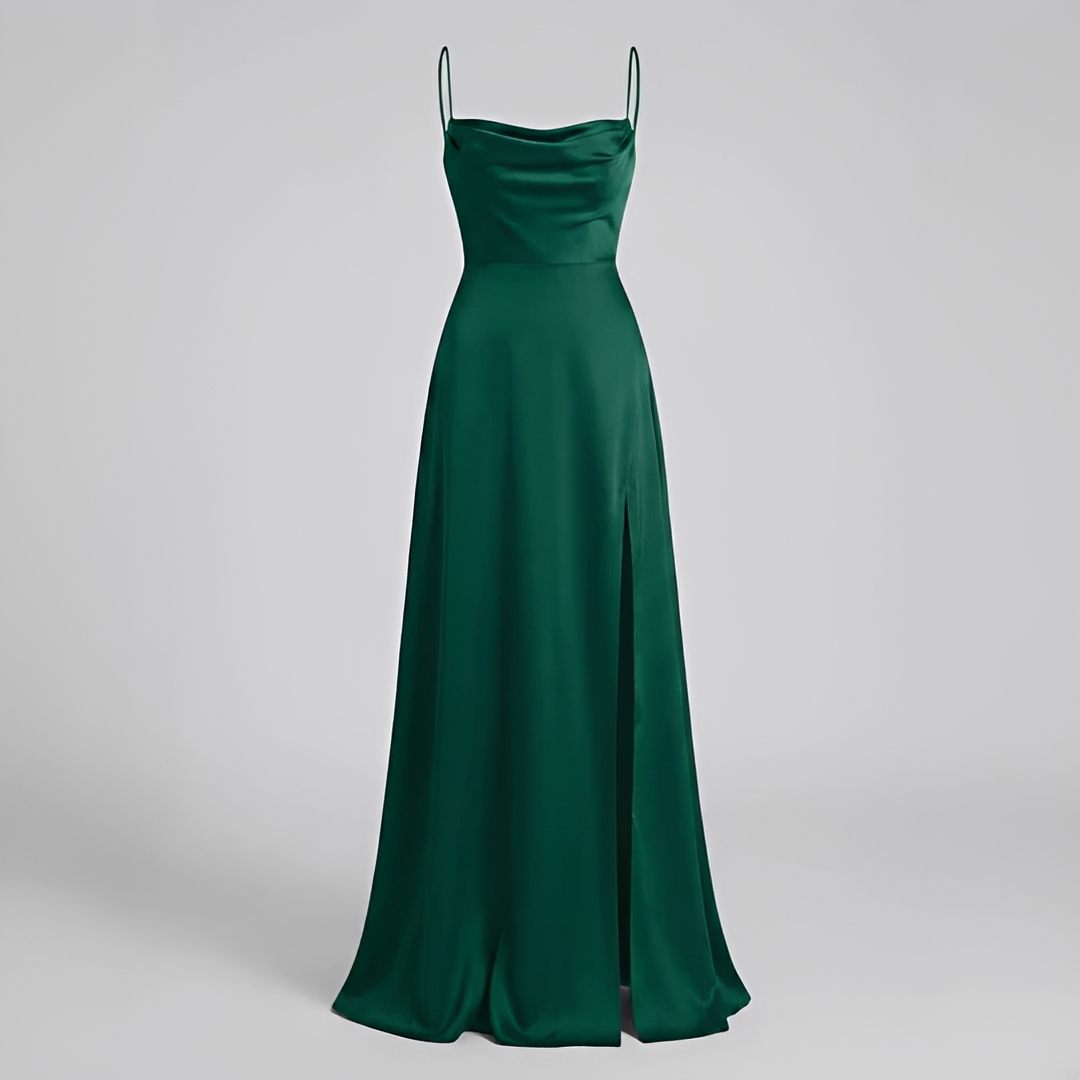 Stylowa sukienka maxi Glenda, długa i elegancka, perfekcyjna na imprezę, wesele lub wieczorne wyjście.