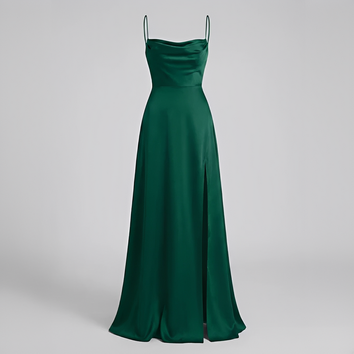 Stylowa sukienka maxi Glenda, długa i elegancka, perfekcyjna na imprezę, wesele lub wieczorne wyjście.