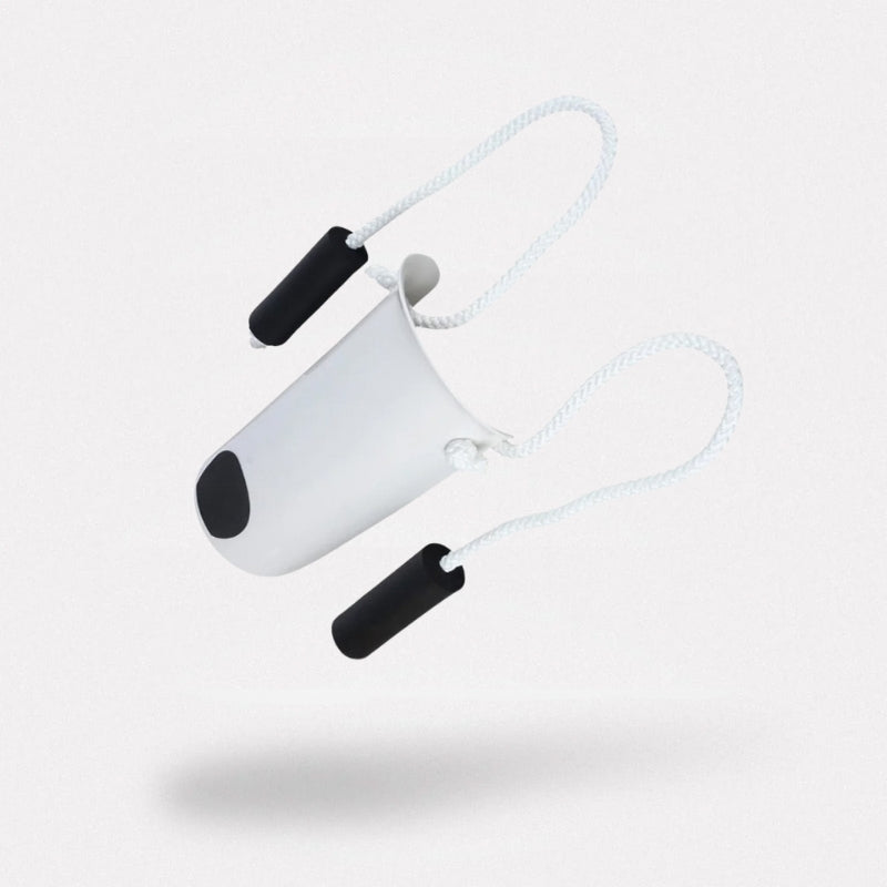 Praktyczny wkładacz do pończoch uciskowych, solidny design, widok z boku, wytrzymały materiał, pomocnik do pończoch uciskowych.