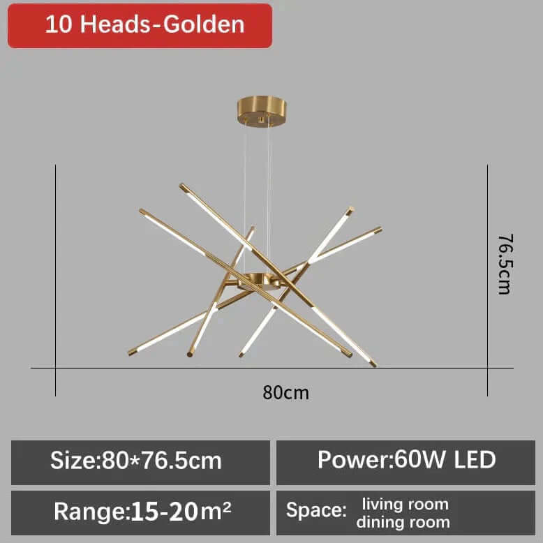 Lampa Wisząca Industrialna Pająk - Oświetlenie Wnętrz