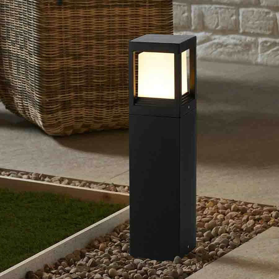 Zewnętrzna Lampa Solarna Cube 60cm - Wydajne Oświetlenie LED