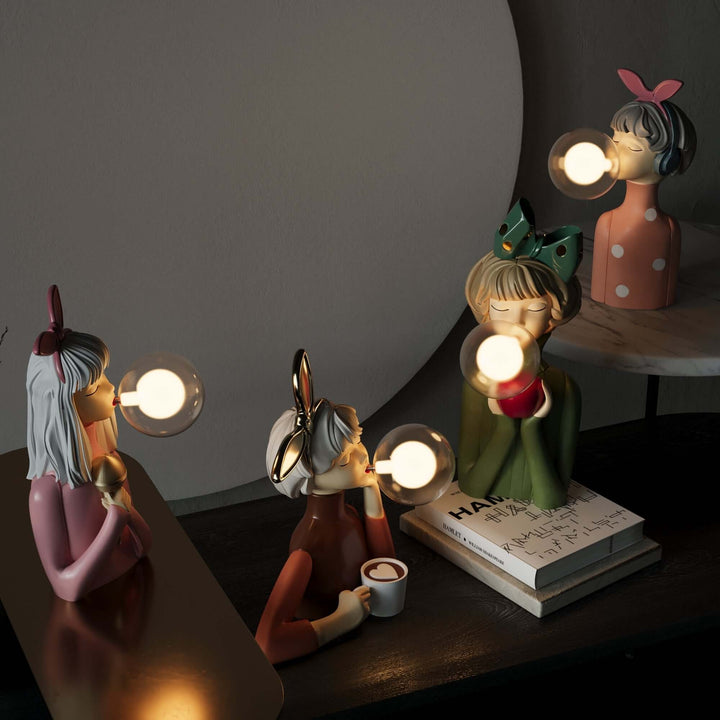 Ręcznie Robiona Lampa Stołowa Sisters | Designerskie Oświetlenie