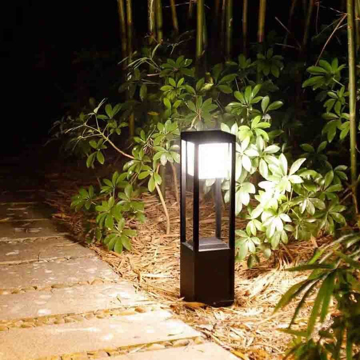 Zewnętrzna Lampa Solarna Cube 60cm - Wydajne Oświetlenie LED