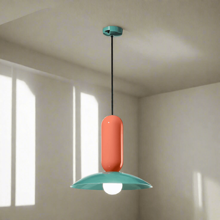 Okrągła lampa wisząca w stylu Macaron
