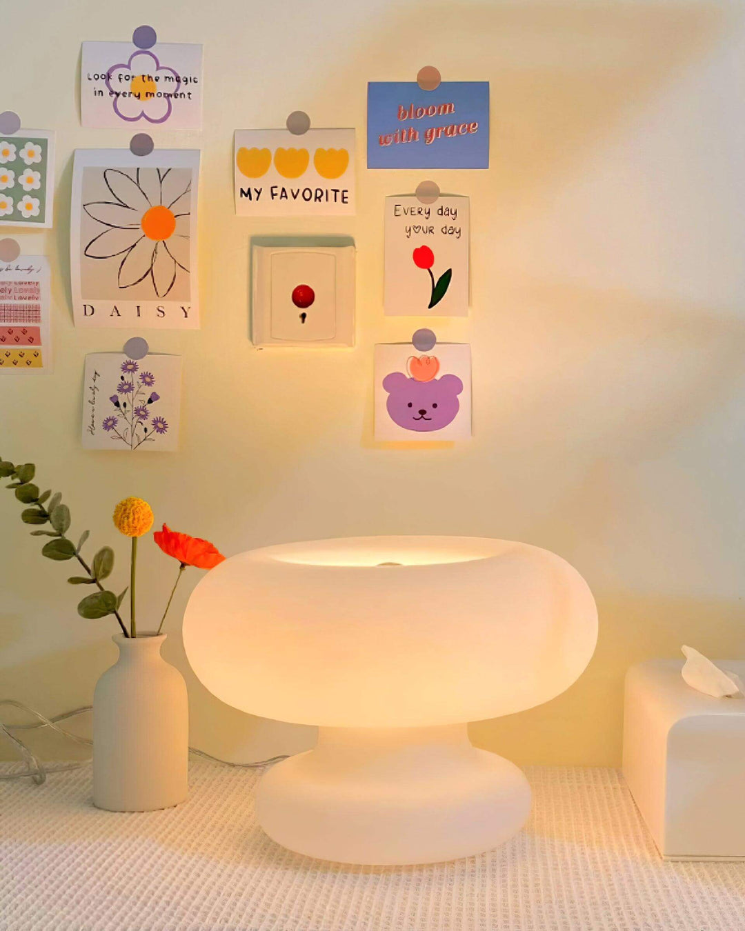 Oświetlenie z lampy stołowej Donut