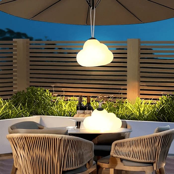 Zewnętrzna Lampa Wisząca LED Chmura - Oświetlenie Ogrodowe
