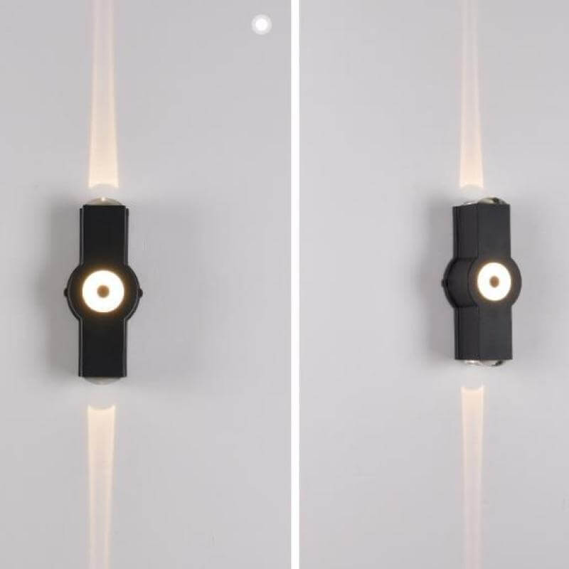 Zewnętrzna Lampa Ścienna LED - Design Krzyżowy