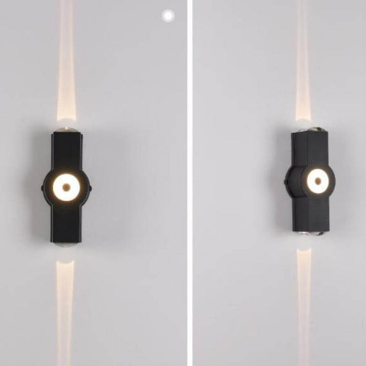 Zewnętrzna Lampa Ścienna LED - Design Krzyżowy