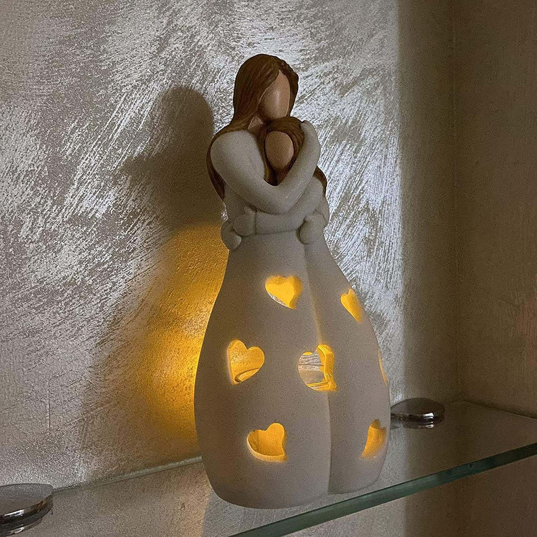 Elegancka lampa z symbolem wiecznej miłości, do salonu