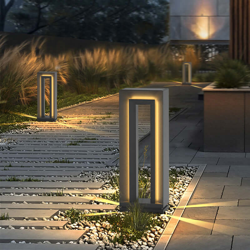 Nowoczesna lampa solarna zewnętrzna LED