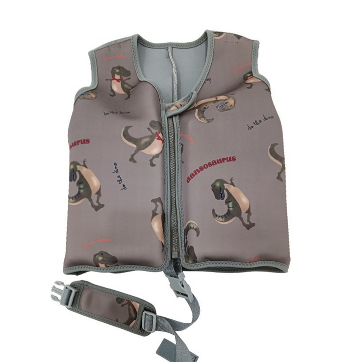 Kamizelka do pływania dla dzieci z neoprenu, żywe kolory, zabawne wzory, optymalne bezpieczeństwo, pływalność od 2 do 27,5 kg.