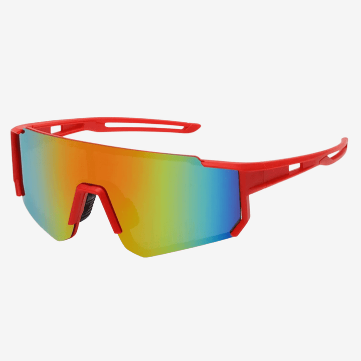 Lekkie okulary rowerowe antyodblaskowe, cienka oprawka, soczewki z poliwęglanu, do kolarstwa i aktywności na świeżym powietrzu.