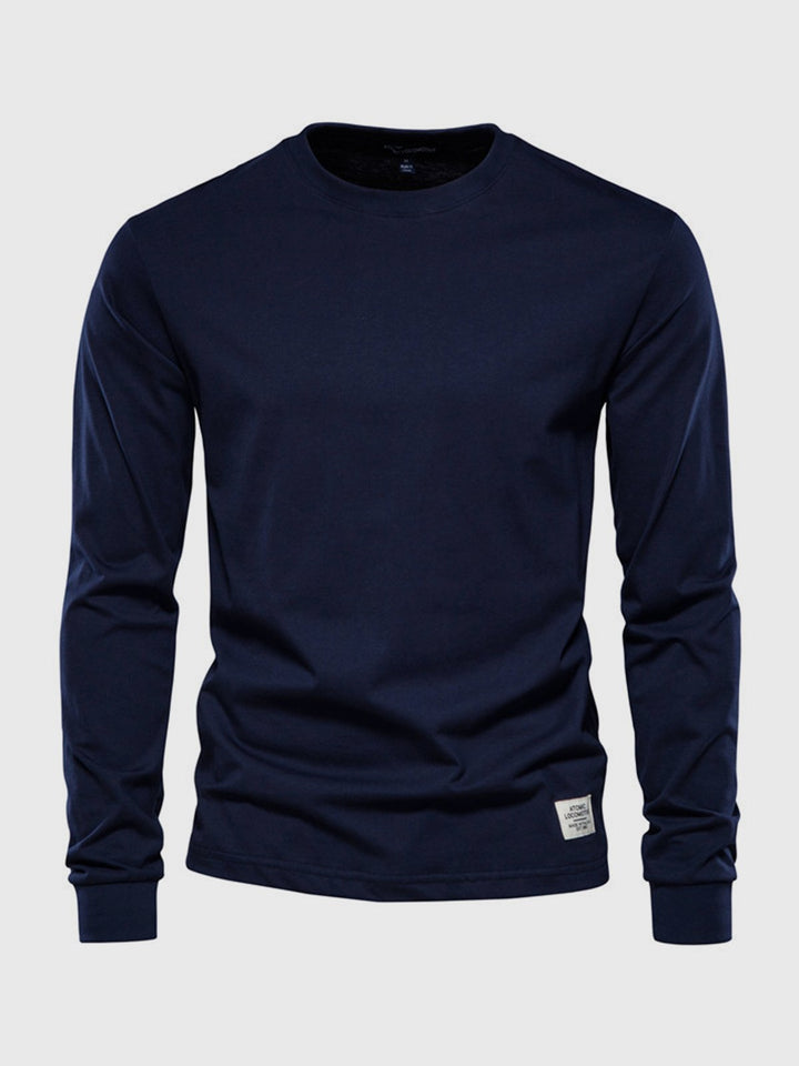 Męski longsleeve zapewniający komfort i ciepło. Stylowa koszulka z długim rękawem na jesień i zimę.