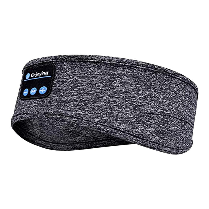 Maska do spania z wbudowanymi słuchawkami Bluetooth, ergonomiczny design z miękkiej tkaniny, dla optymalnego komfortu snu.