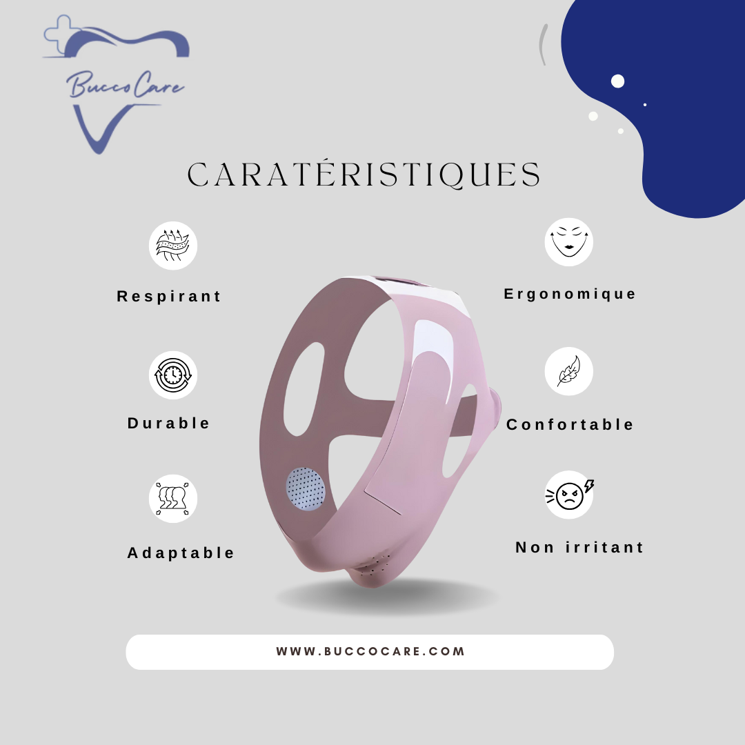 Maska liftingująca do twarzy ujędrniająca, redukująca podwójny podbródek, modeluje i redefiniuje kontury twarzy, wykonana z komfortowego materiału.