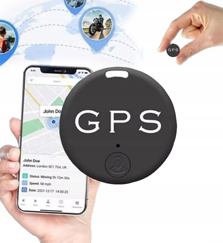 Kompaktowy mini magnetyczny lokalizator GPS do śledzenia w czasie rzeczywistym, mocowany do metalu, idealny do bezpieczeństwa i dyskretności.