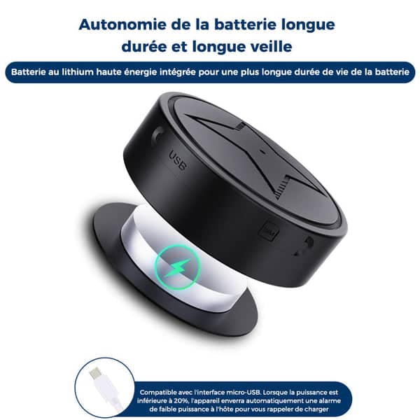 Kompaktowy mini magnetyczny lokalizator GPS, dyskretny, z mocowaniem magnetycznym, do lokalizacji w czasie rzeczywistym, dla optymalnego bezpieczeństwa.