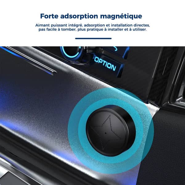 Kompaktowy mini magnetyczny lokalizator GPS, dyskretny, z mocowaniem magnetycznym, do lokalizacji w czasie rzeczywistym, dla optymalnego bezpieczeństwa.