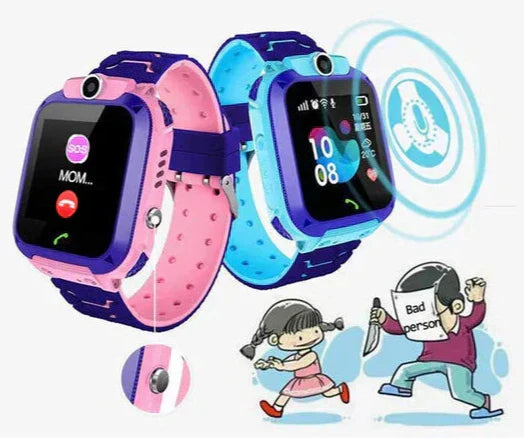 Zegarek GPS dla dzieci ze śledzeniem w czasie rzeczywistym, kolorowym designem i przyciskiem SOS dla optymalnego bezpieczeństwa. Wodoodporny i wytrzymały.